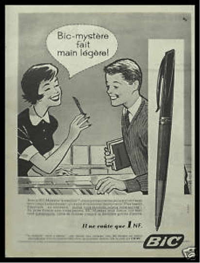 Bic-Pub-Comedie Bic