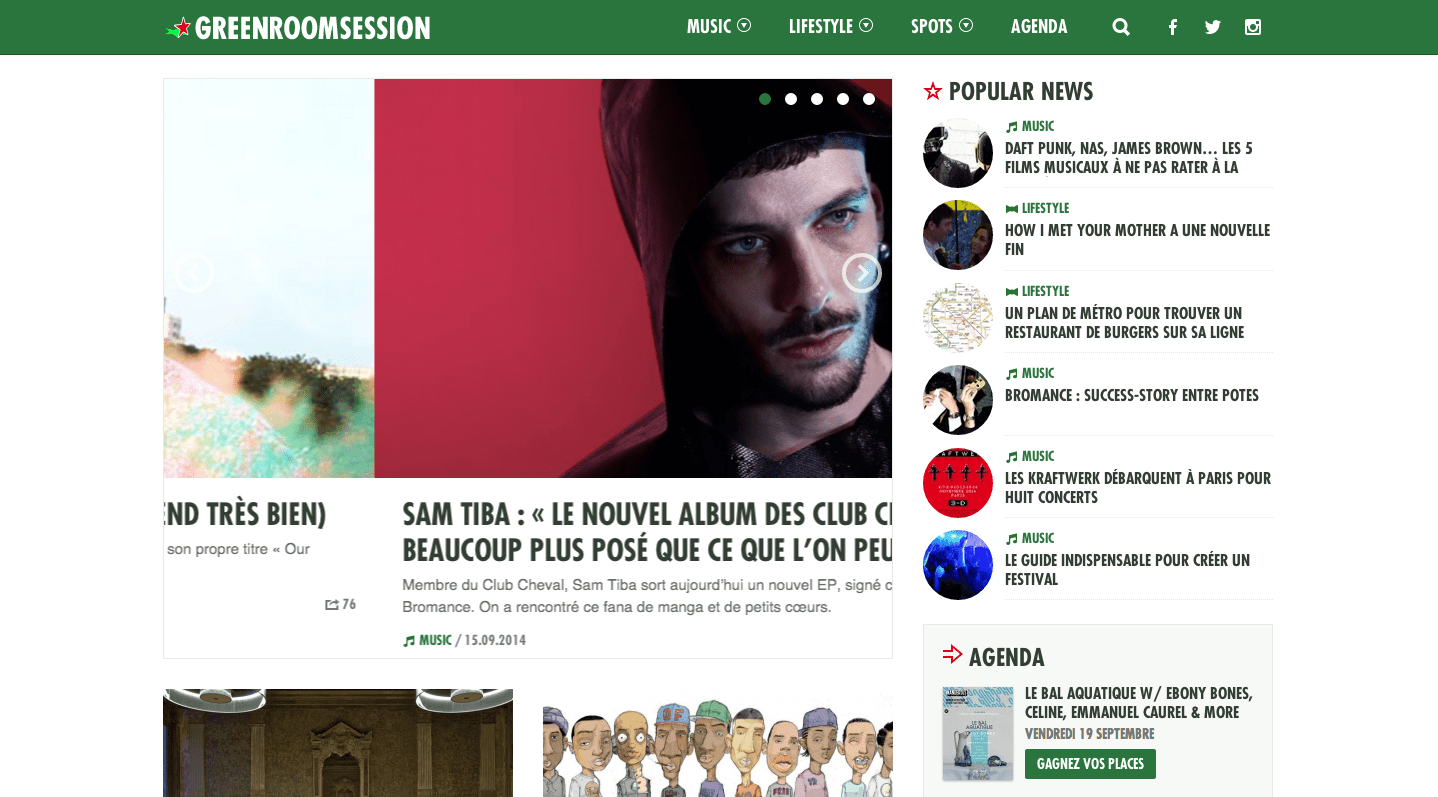 Green-room-Heineken Brasseurs