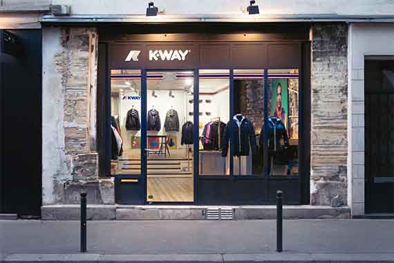 K-way Magasin rue de Charonne K-Way