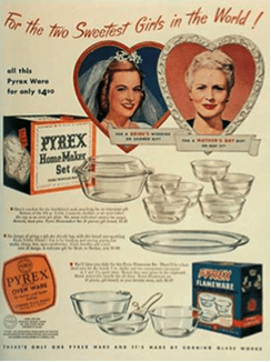 verre-pyrex-pub Pyrex